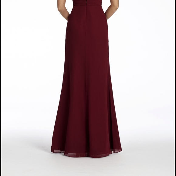 Hayley Paige Occasions Formal Lace & Chiffon Gown - Picture 4 of 12